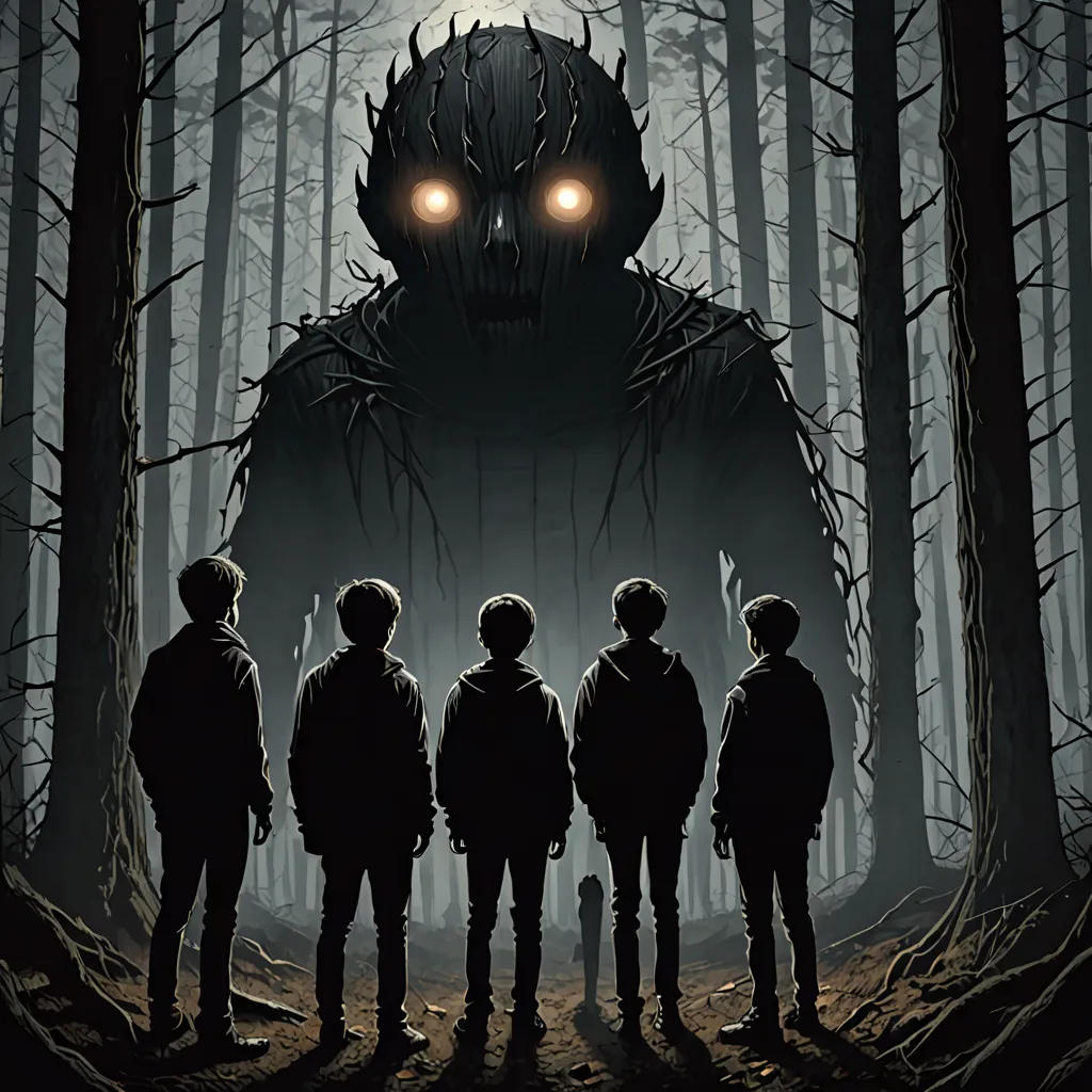 The Scary Boy in the Woods