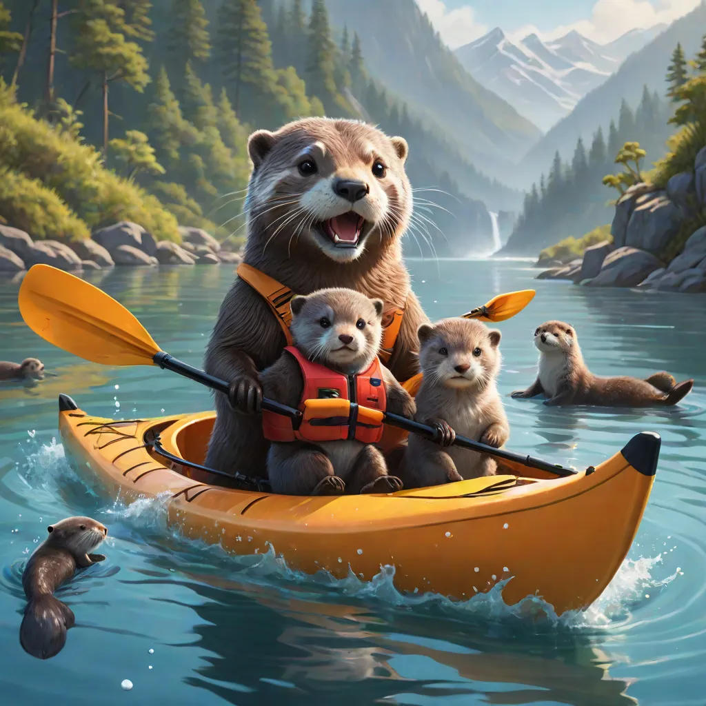 A Kayak Adventure with Whiskers