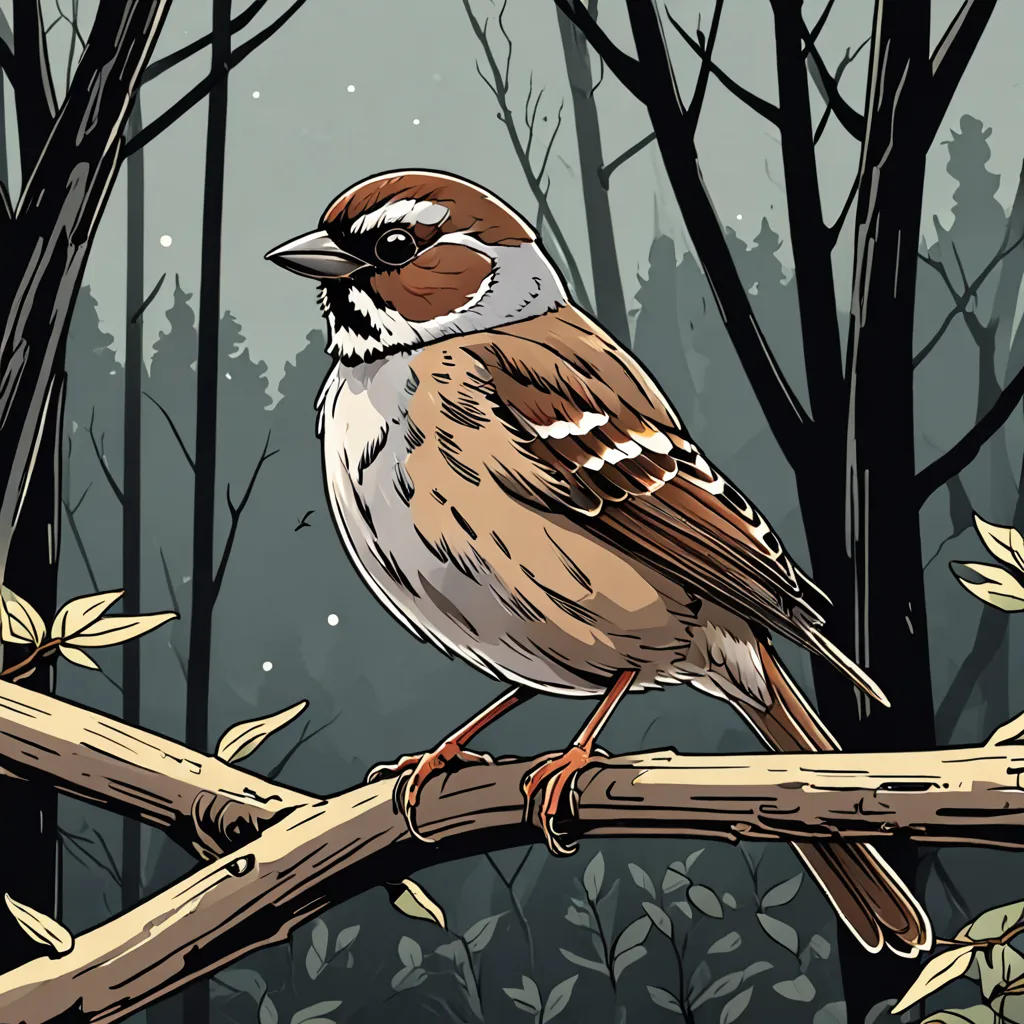 The Brave Little Sparrow