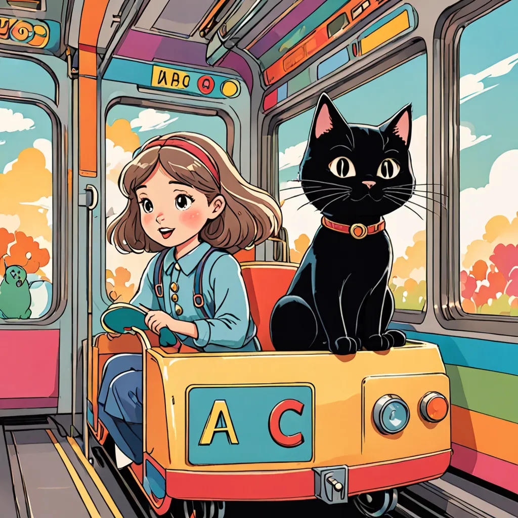 Olivia and Nika's ABC Train Adventure