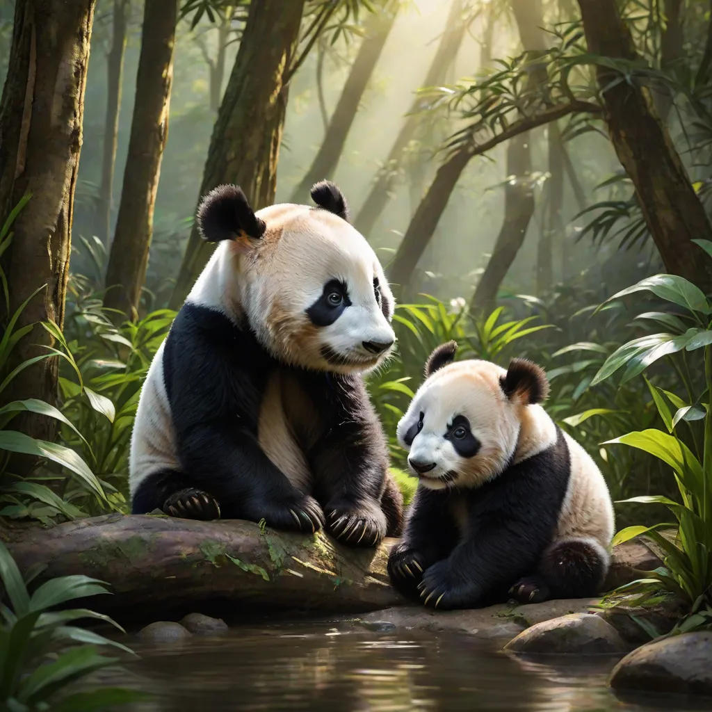 The Panda and the Crocodile