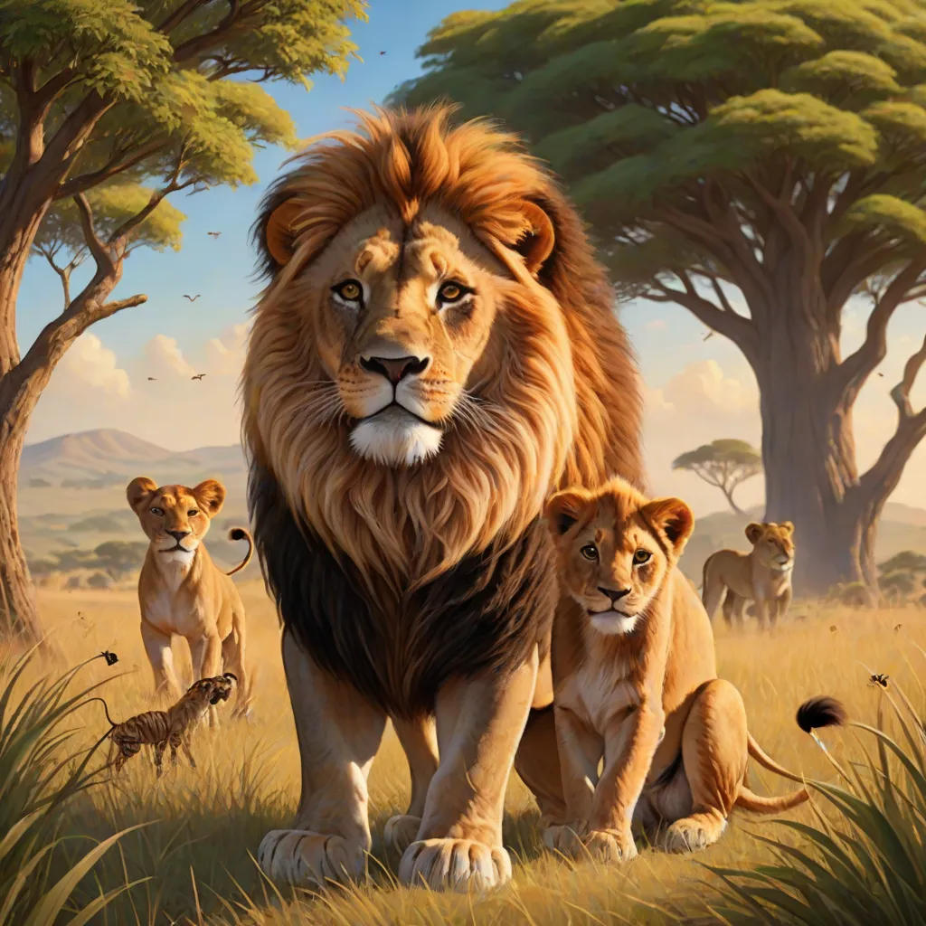 The Lion and the Ant: A Tale of Friendship