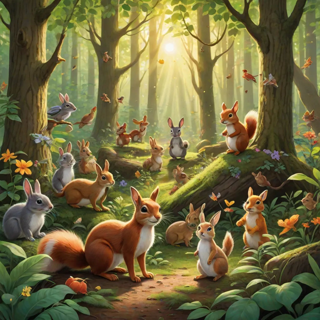 The Lazy Boy and His Forest Friends