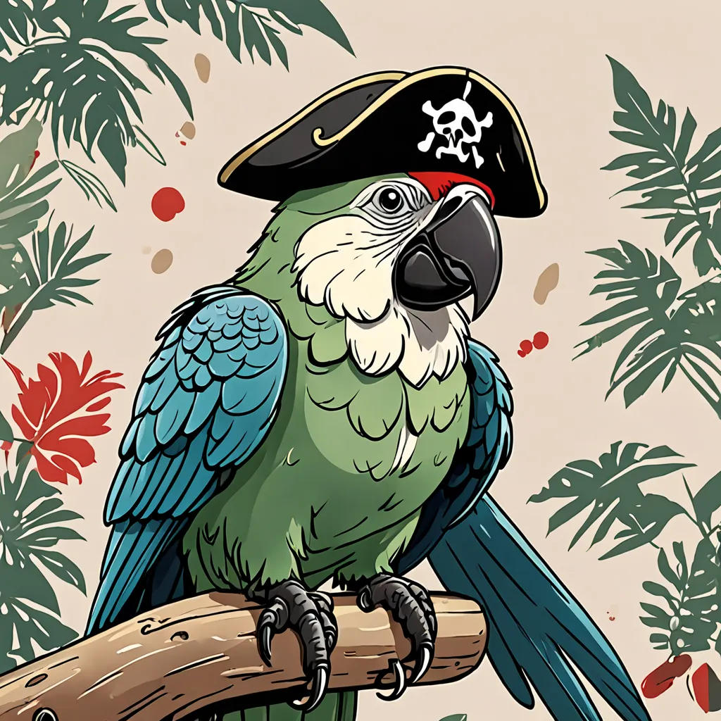 Paws and the Pirate Parrot