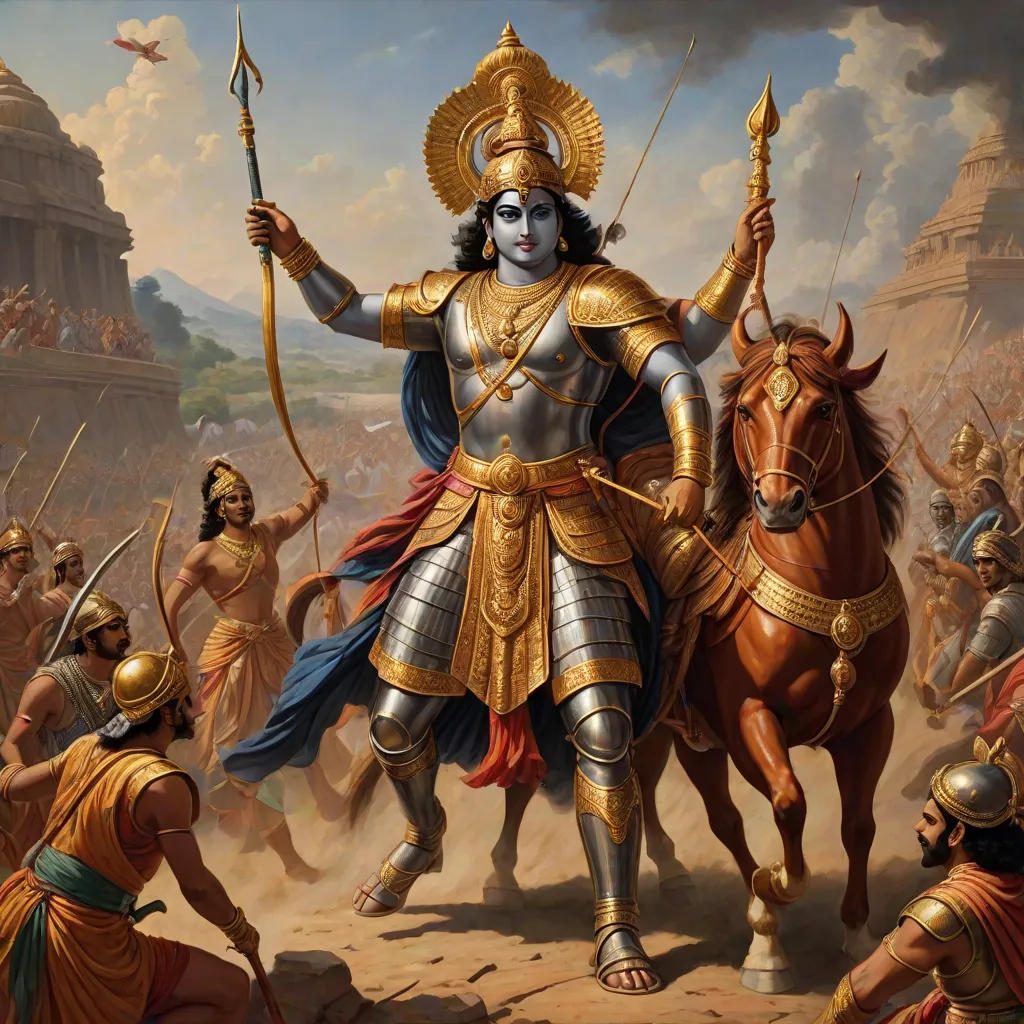 The Eternal Struggle: A Mahabharata Tale