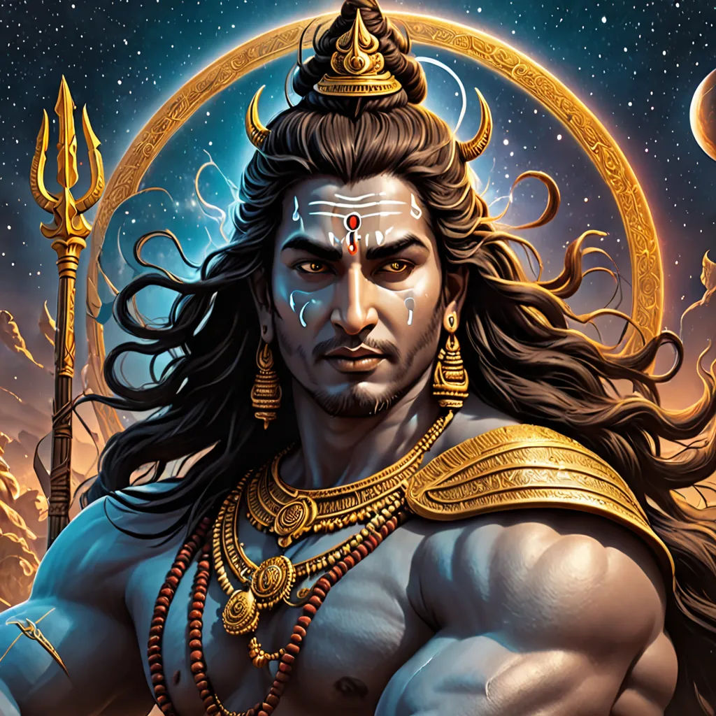 a man with long hair and a crown on his head holding a sword and a sword in his hand, samikshavad, a detailed painting, Bholekar Srihari, highly detailed digital painting