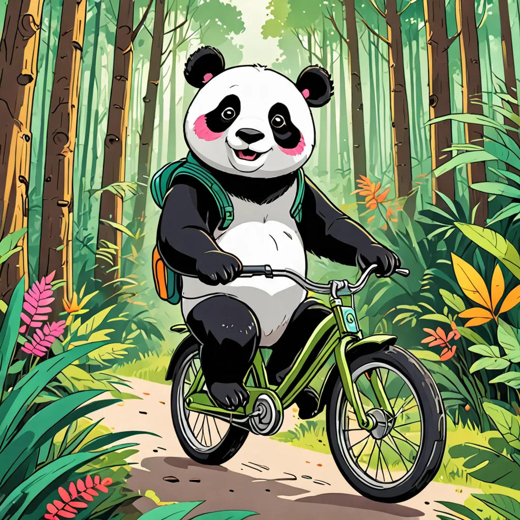 The Panda Bear's Bike Adventure
