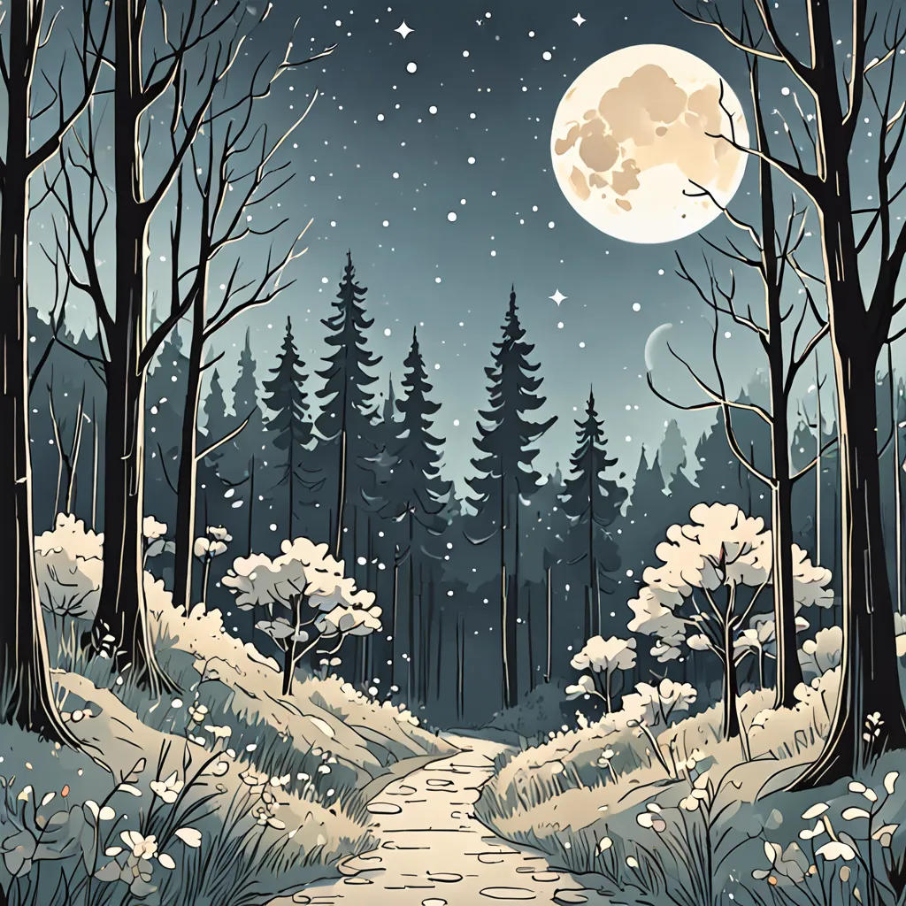 The Magical Adventure of Luna and the Starry Forest