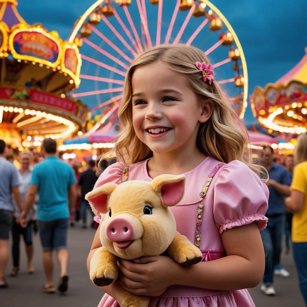 The Golden-Haired Girl and the Pink Pig