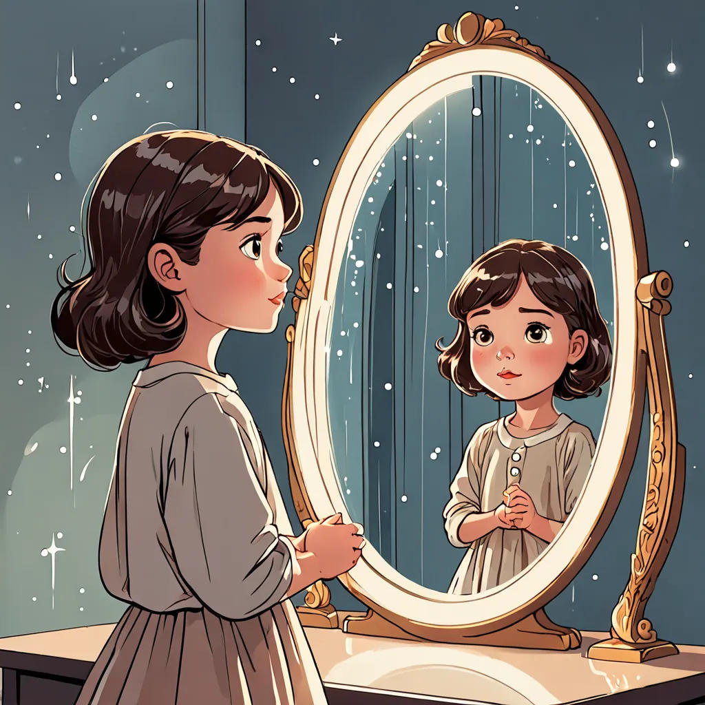 The Little Girl Who Wanted to Live Inside the Mirror