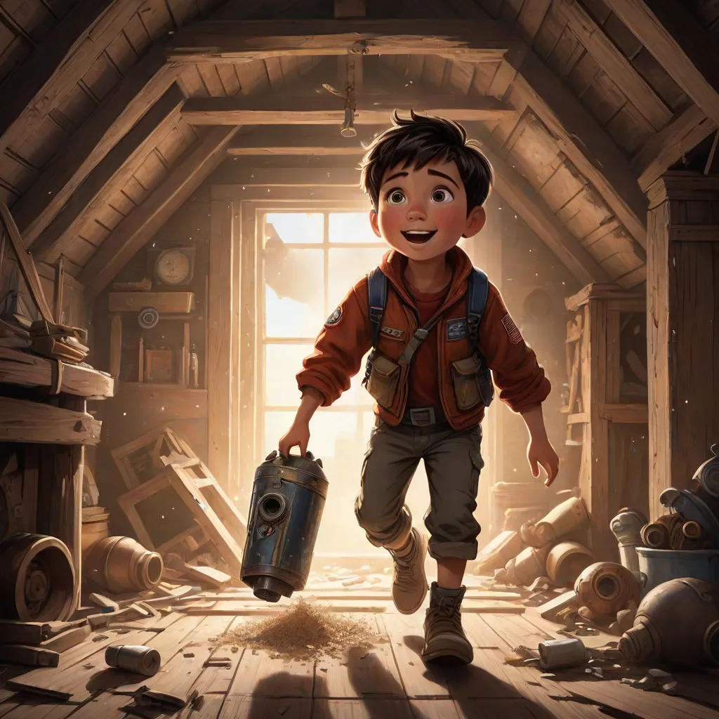 The Boy and the Rocket in the Attic