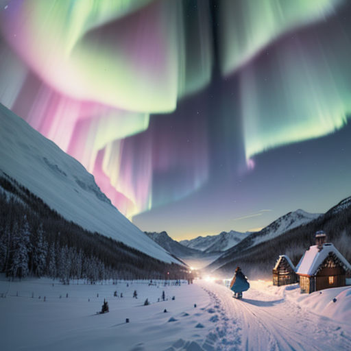 Aurora's Winter Adventure