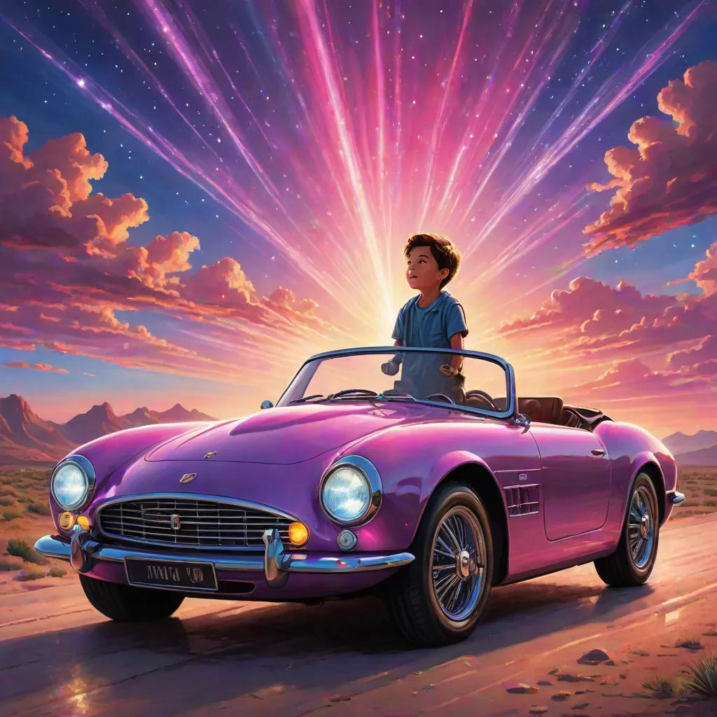 The Little Boy and His Magical Car