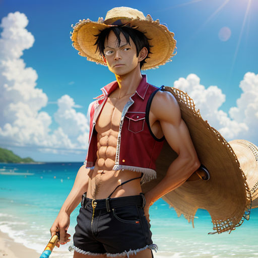 Pirate Monkey D luffy from One Piece by ishan730