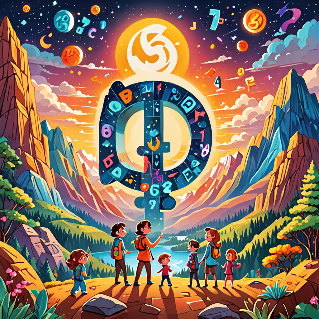 a group of people standing in front of a clock on a mountain top with a sky background and a sun, sots art, an album cover, Chris LaBrooy, behance hd