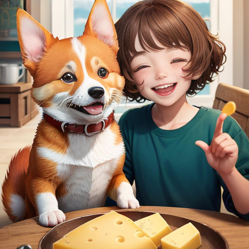 The Cheese-Loving Pup
