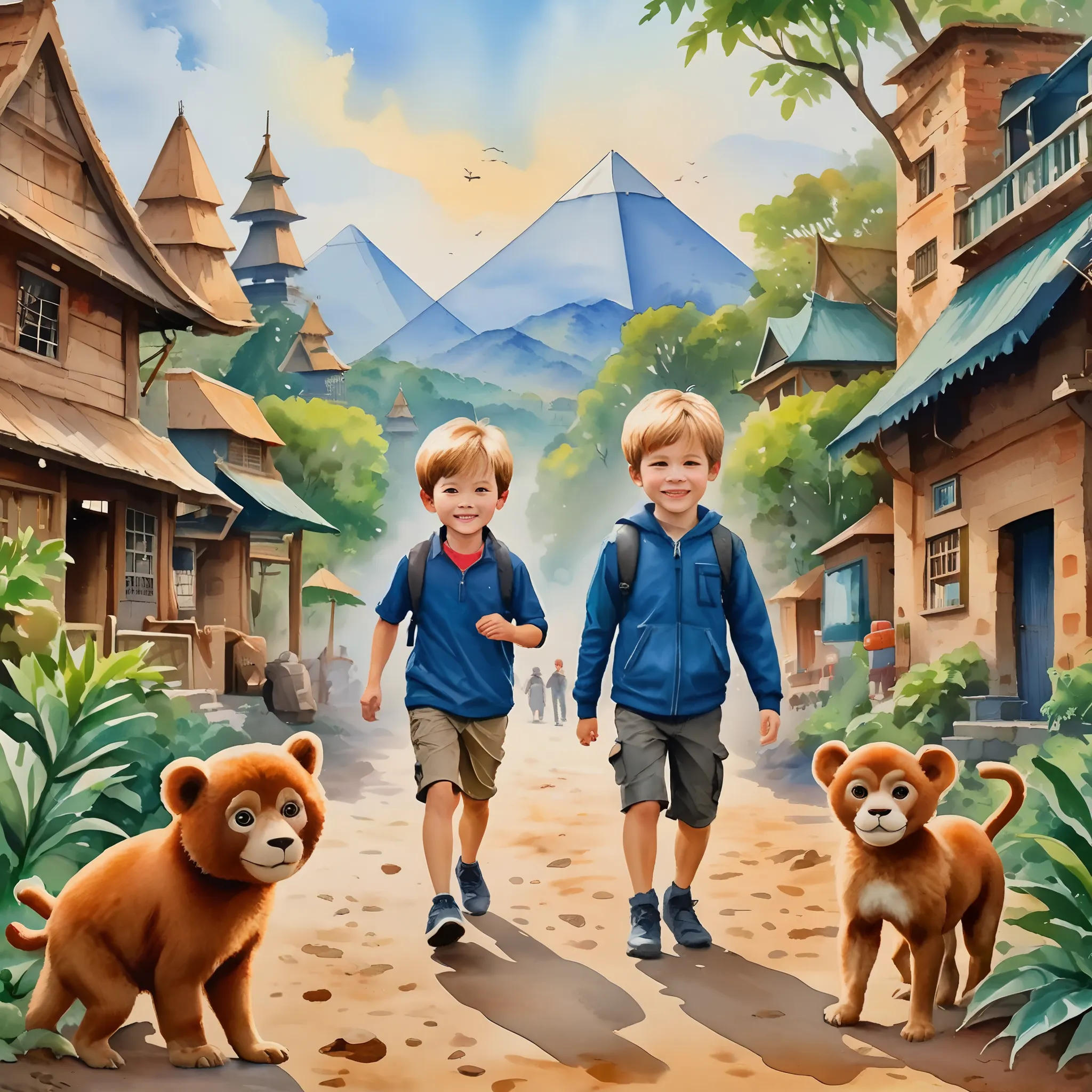 The Adventure of Timmy and the Magic Compass