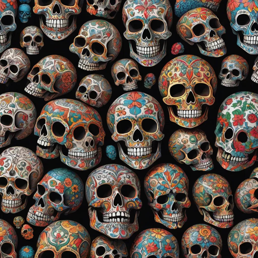 The Colorful Skulls of the World