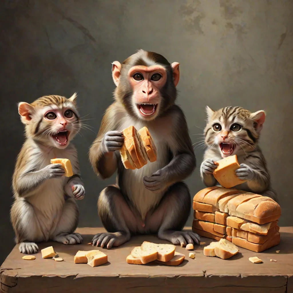 The Clever Monkey and the Greedy Cats