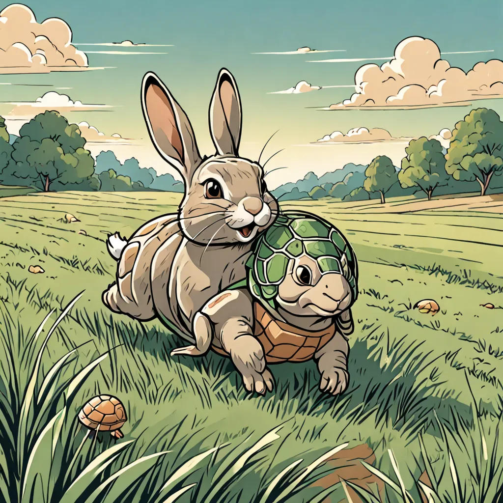 The Race Between the Rabbit and the Turtle
