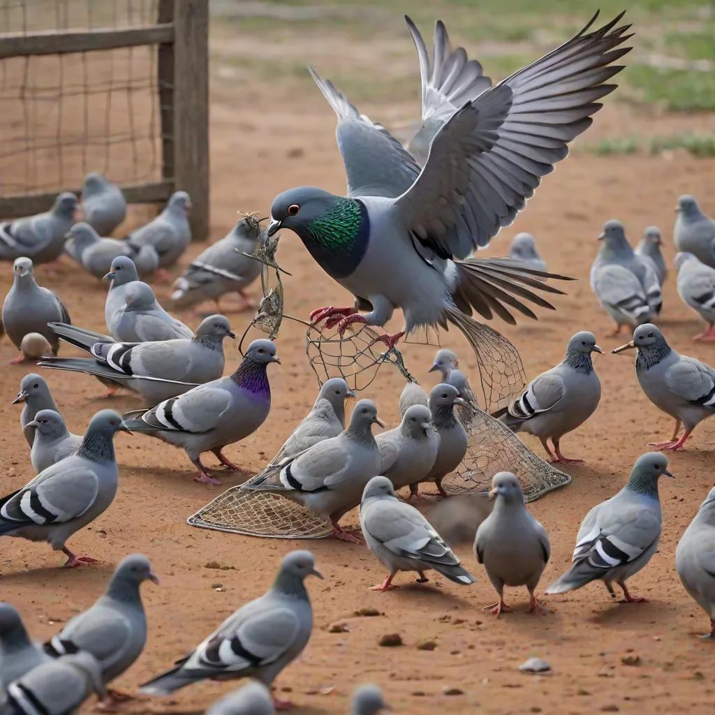 The Pigeons' Escape