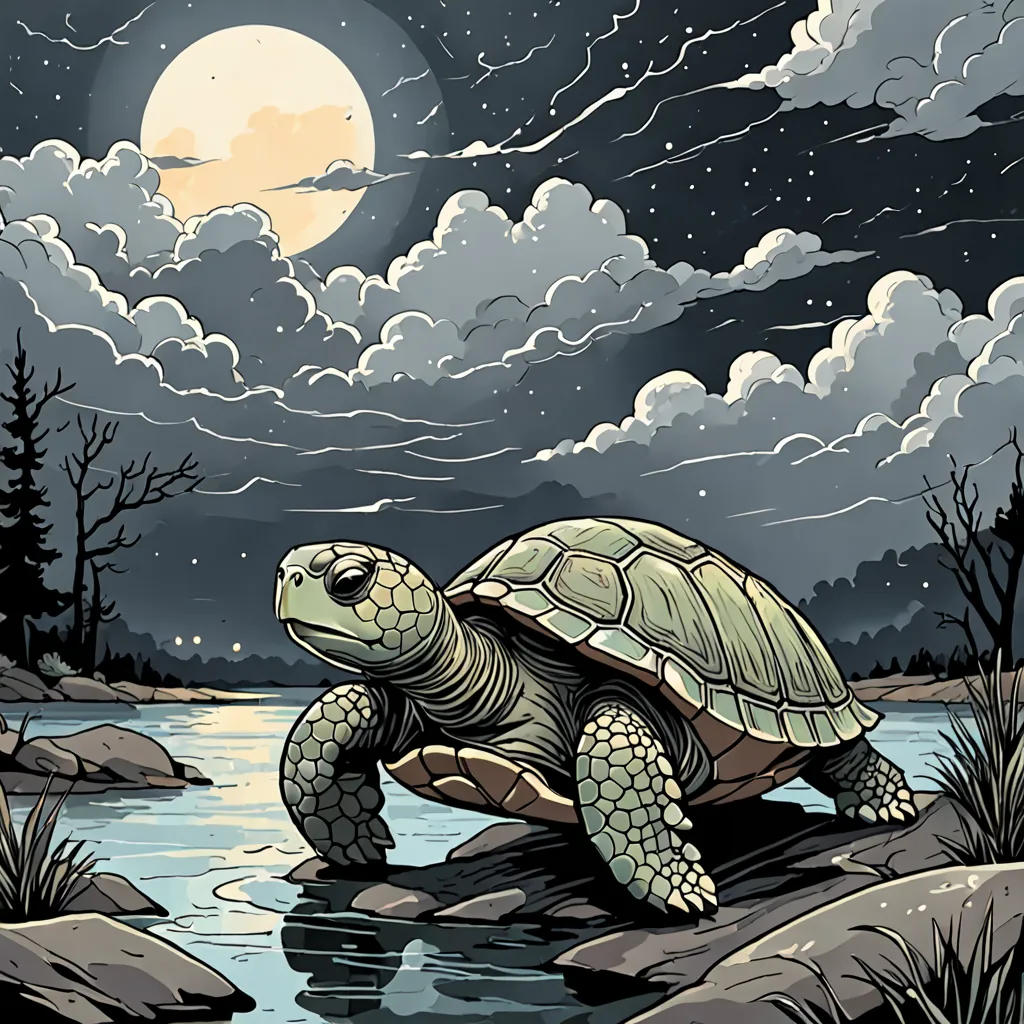 Tara the Turtle and the Stormy Night
