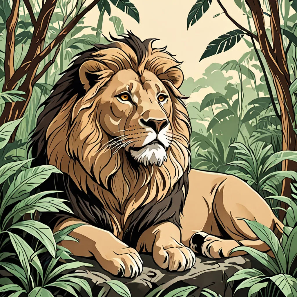 The Lion King of the Jungle