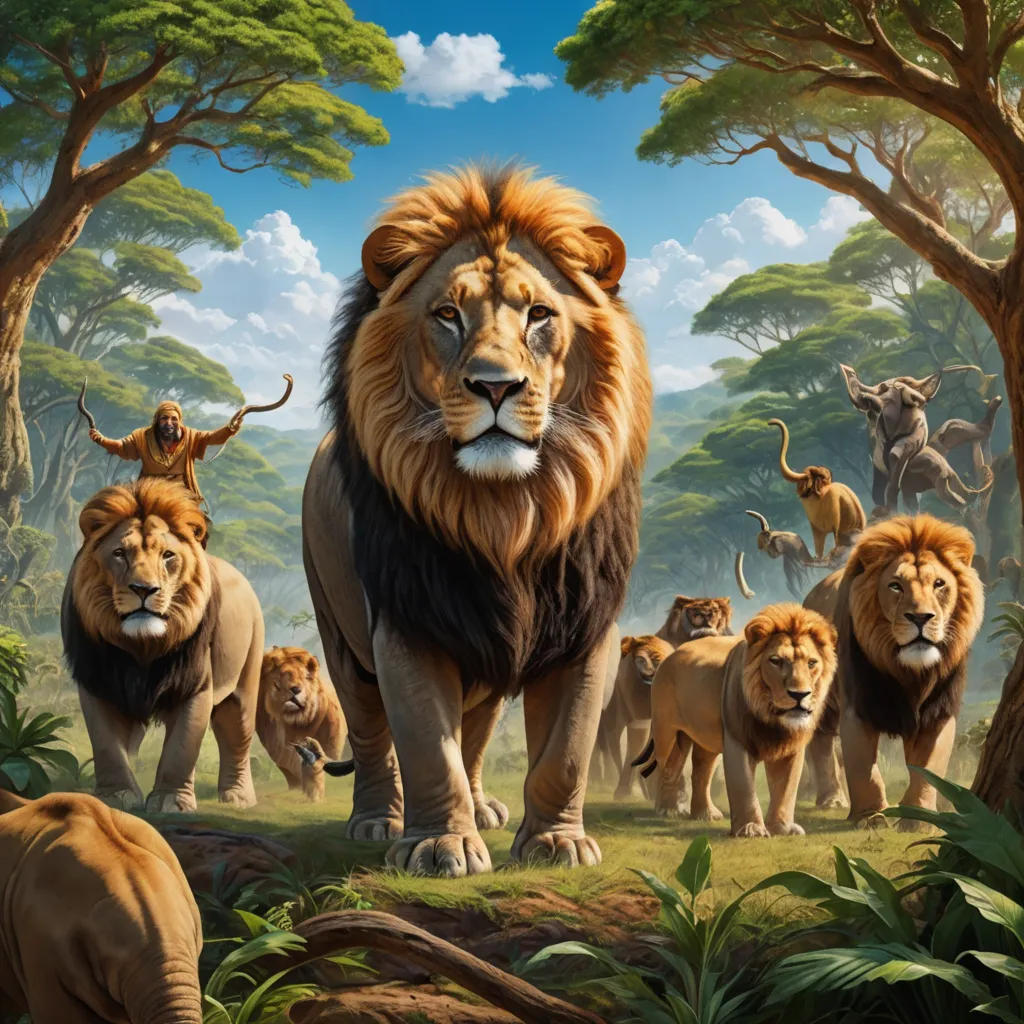 The Lion and the United Forest