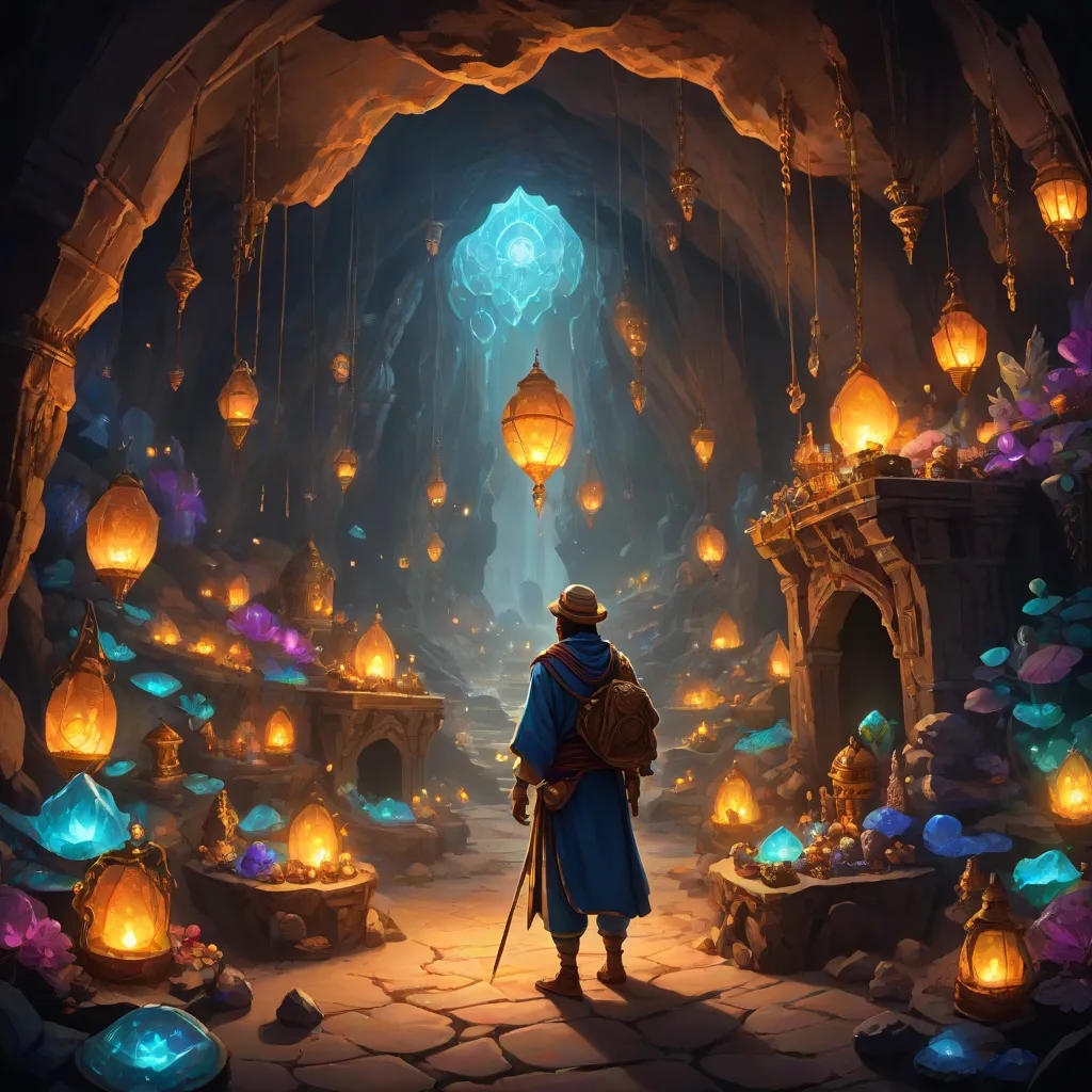 The Merchant's Journey Through the Cave of Wonders
