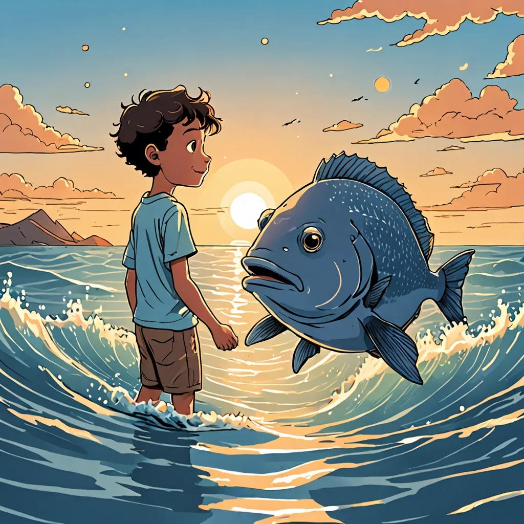 The Blue Groper and His Boy