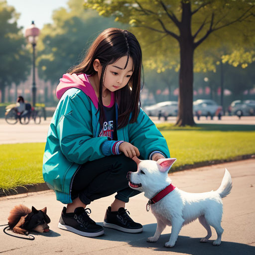 A Menina e o Cão