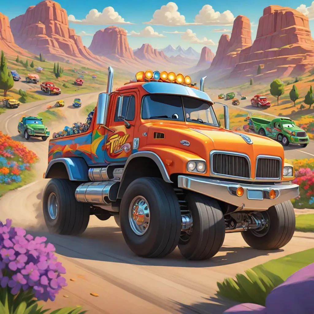 Turbo Trucks on the Run