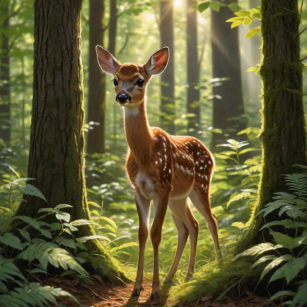 The Brave Little Fawn