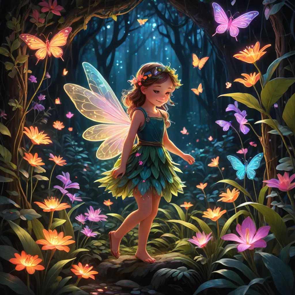 The Lost Fairy of the Neon Forest