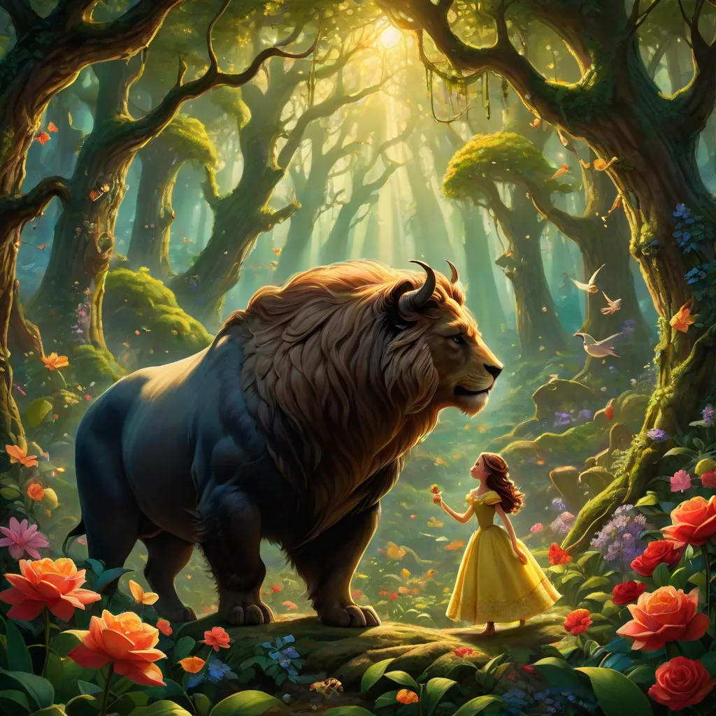 The Enchanted Forest: A Tale of Beauty and the Beast