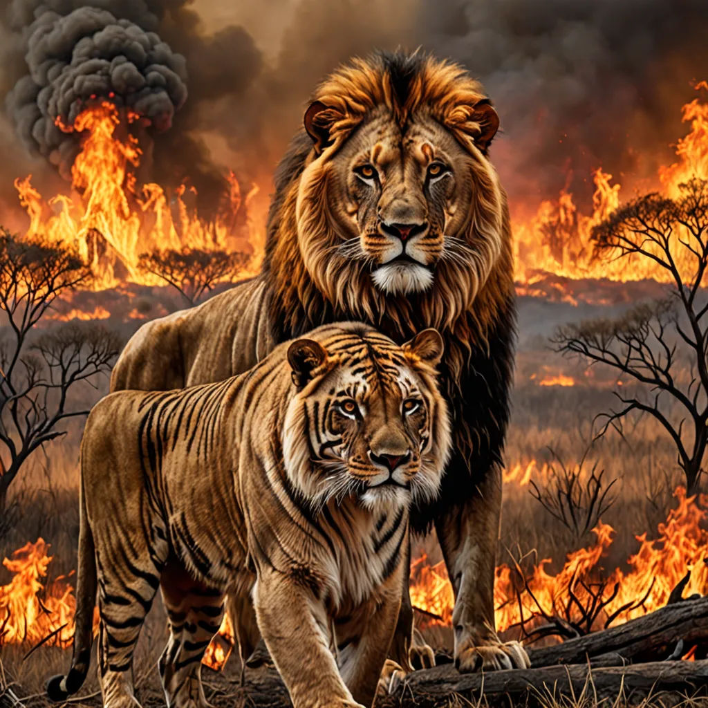 The Lion and the Tiger