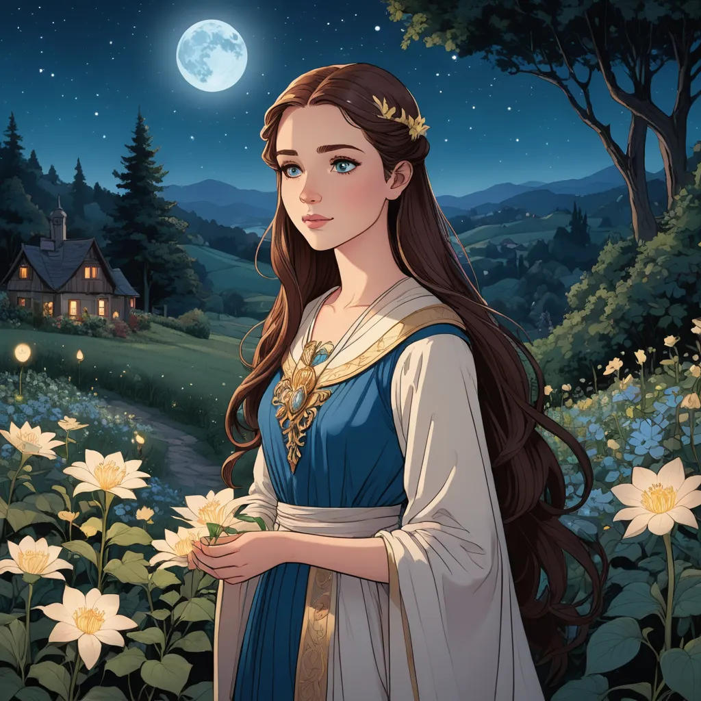 The Moonflower's Secret Garden