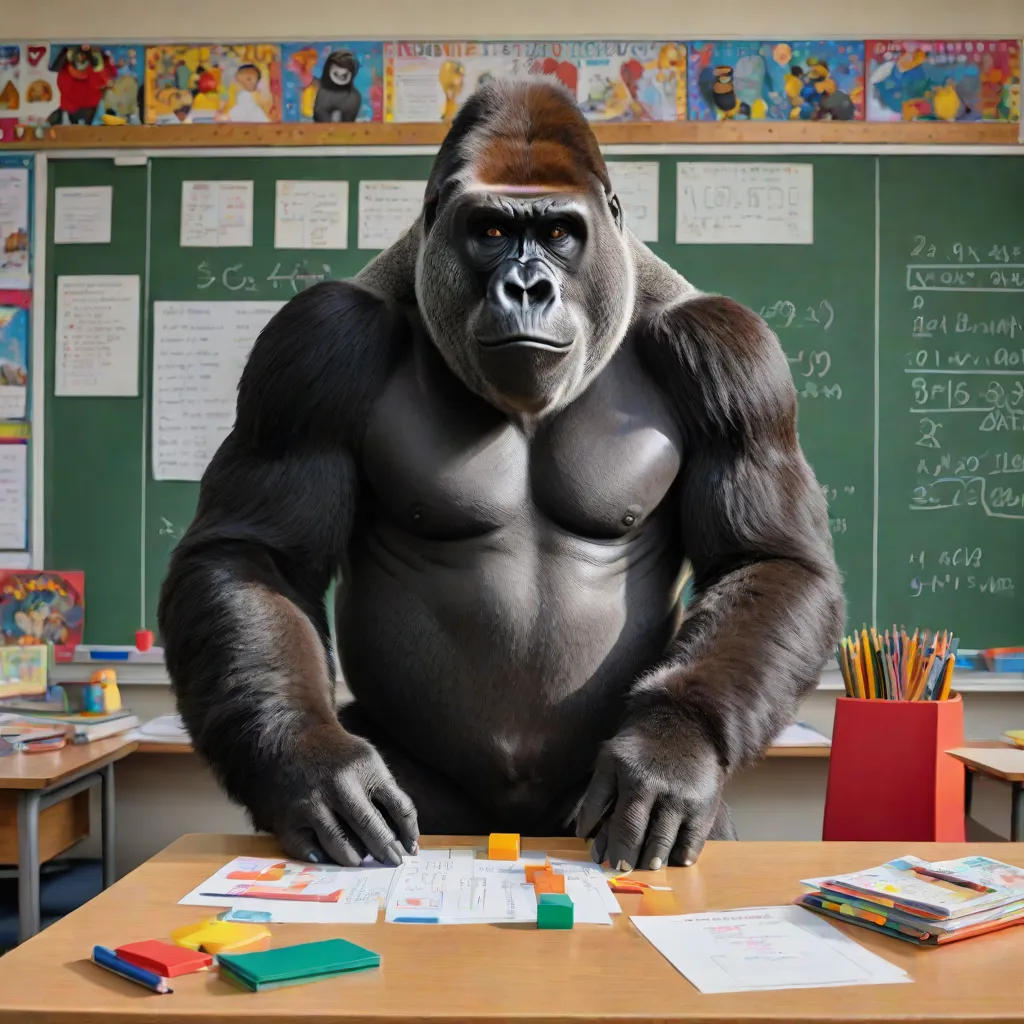 The Gorilla who became a Headteacher.