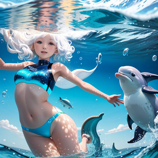 Common Bottlenose Dolphin (Kemono Friends) - v1.0 | Stable Diffusion LoRA |  Civitai