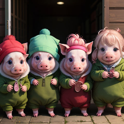 Piggy Trio: Zombie Apocalypse Adventure