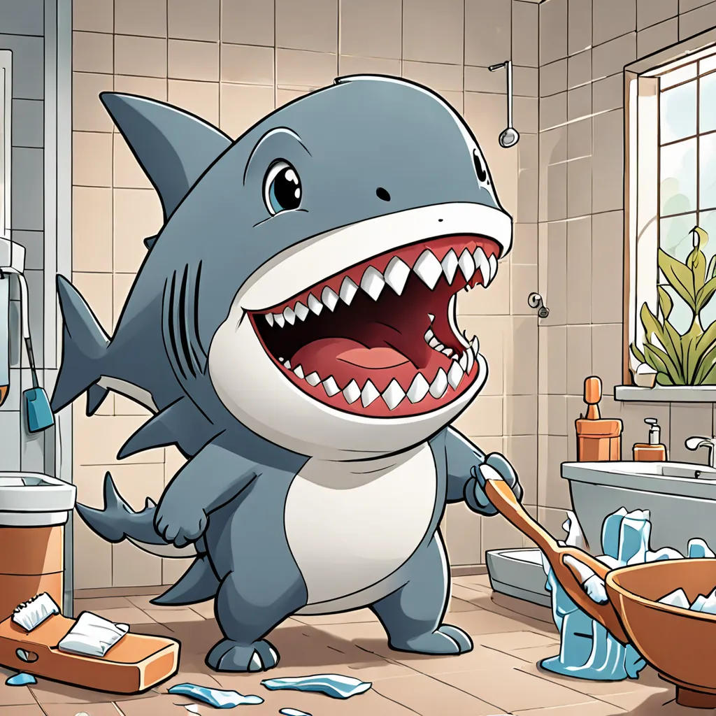 Sharky the Tooth-Brushing Hero