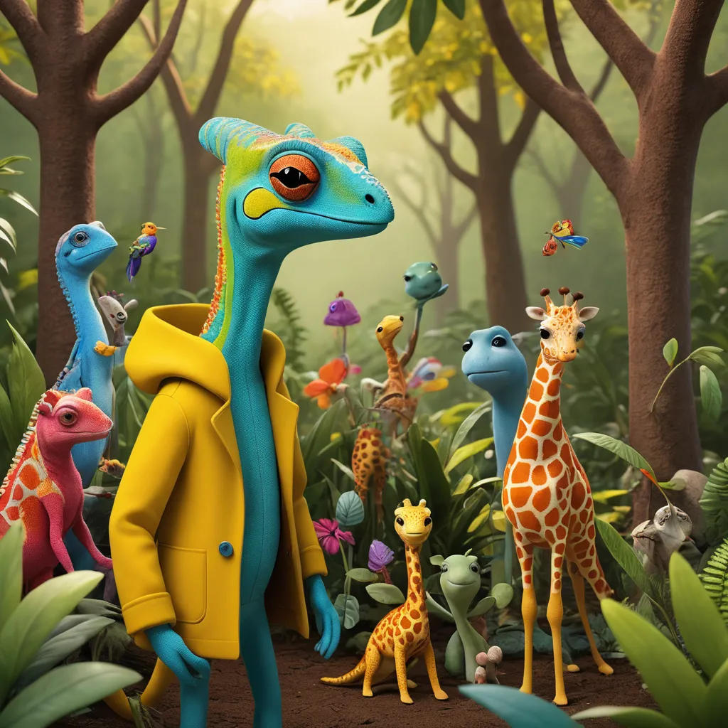 The Shy Chameleon