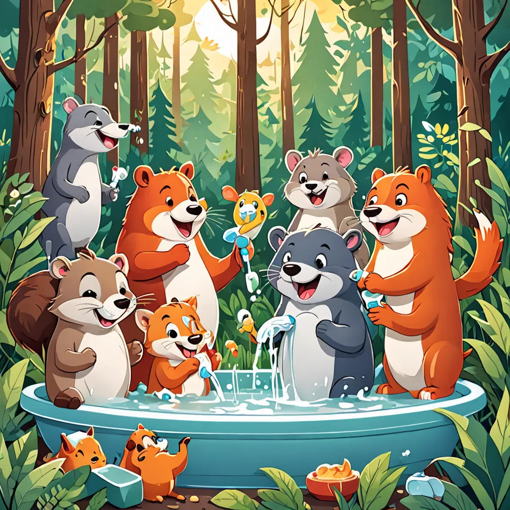 Sparkly Clean Friends: A Tale of Personal Hygiene