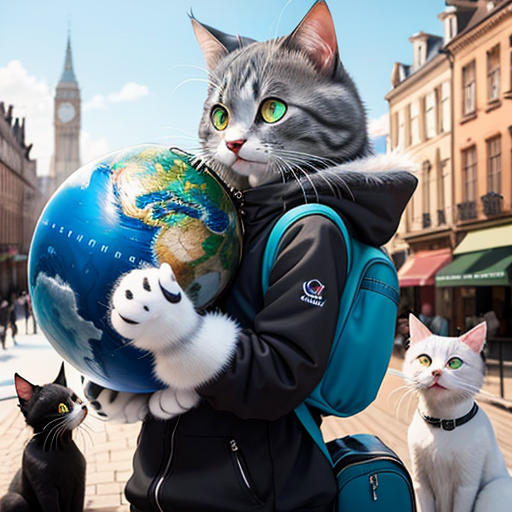 Whiskers and Mittens' Global Adventure