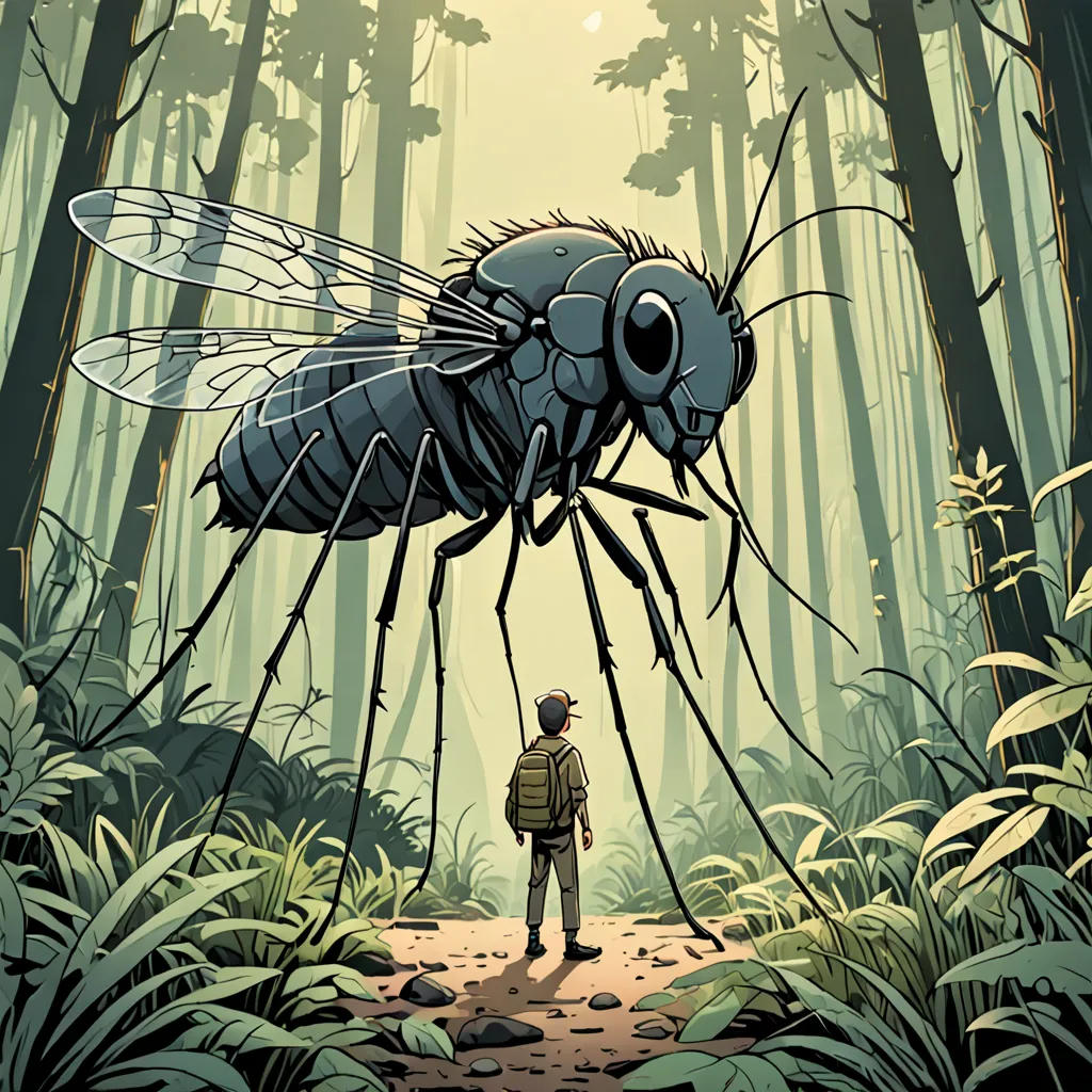 The Tiny Man and the Giant Mosquito
