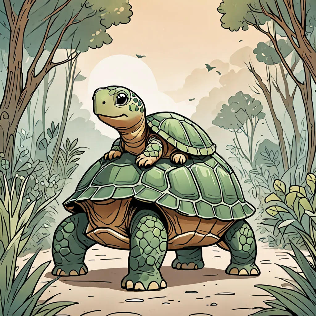 Tutu the Turtle and the Lion's Visit