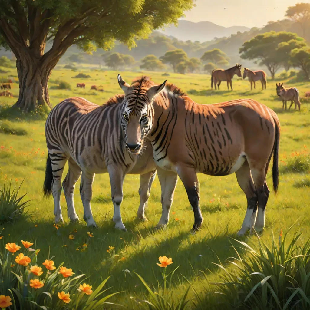 The Unlikely Friendship of Tiger and Donkey