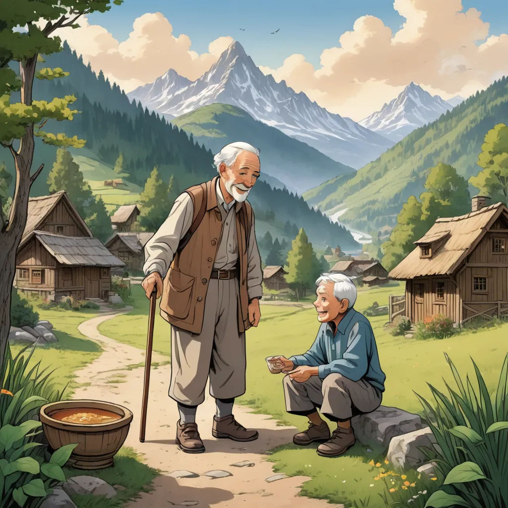The old man and the young boy