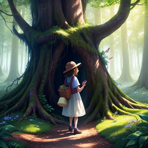 Lily and the Whispering Cedar - a fantasy forest adventure ~ Four Figs