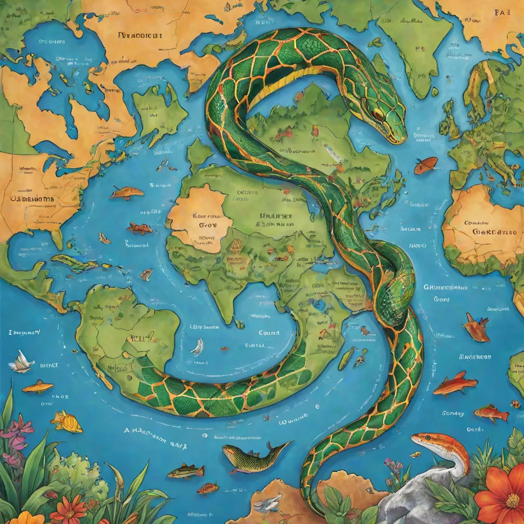 Gary the Green Garden Snake's Grand Adventure